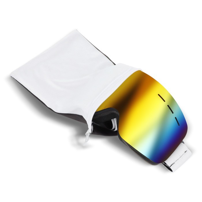 Gafas deportivas ideales para esquí y snowboard con correa ajustable color blanco Gafas deportivas ideales para esquí y snowboard con correa ajustable color blanco