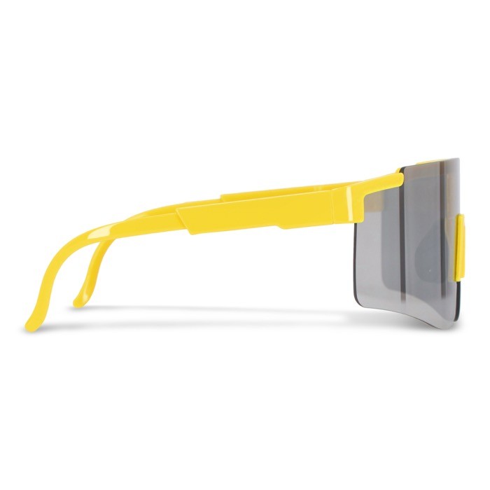 Gafas deportivas de alto rendimiento de colores con lentes plateados color amarillo fluorescente tercera vista Gafas deportivas de alto rendimiento de colores con lentes plateados color amarillo fluorescente tercera vista