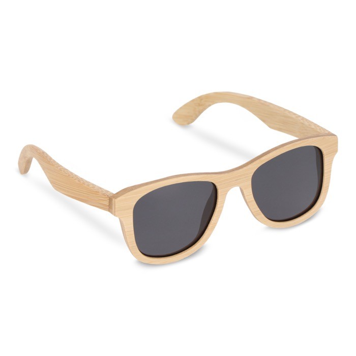 Gafas de sol hechas completamente de bambú con lentes negros color natural Gafas de sol hechas completamente de bambú con lentes negros color natural