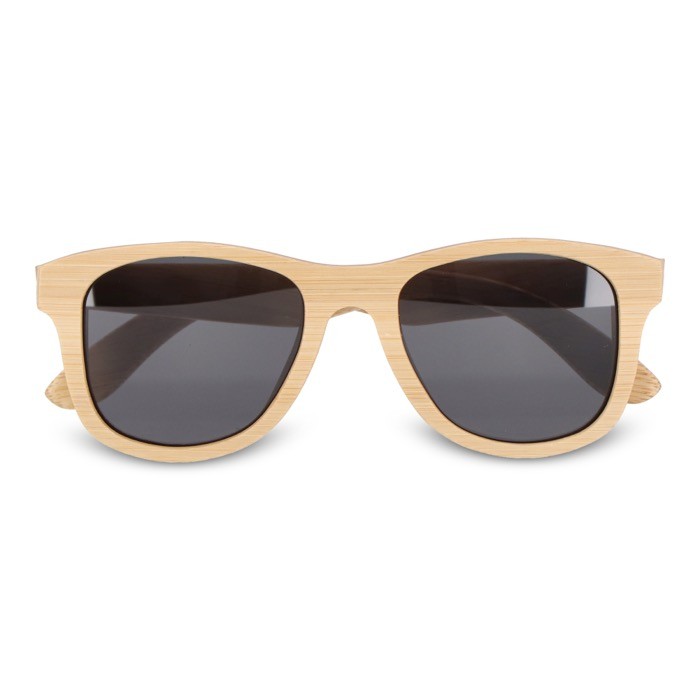 Gafas de sol hechas completamente de bambú con lentes negros color natural segunda vista Gafas de sol hechas completamente de bambú con lentes negros color natural segunda vista