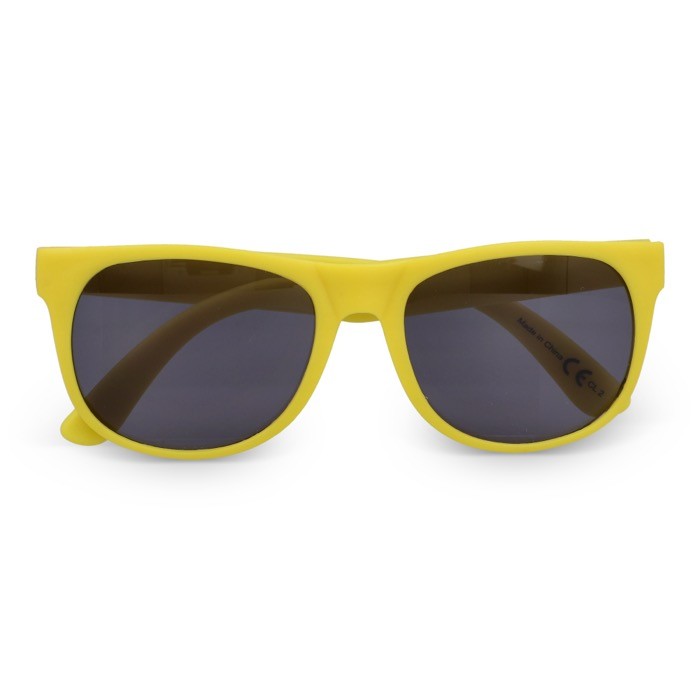 Gafas de sol en varios colores con un lente negro UV400 color amarillo segunda vista Gafas de sol en varios colores con un lente negro UV400 color amarillo segunda vista