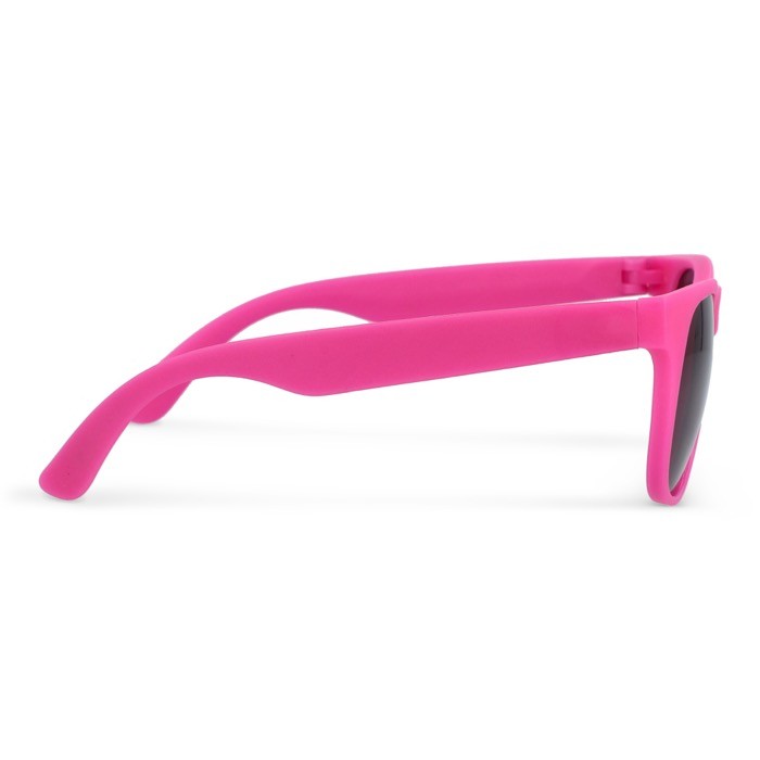 Gafas de sol en varios colores con un lente negro UV400 color rosa tercera vista Gafas de sol en varios colores con un lente negro UV400 color rosa tercera vista