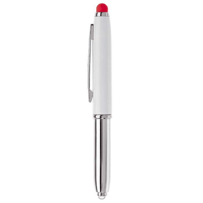 Bolígrafo con puntero en distintos colores y con lámpara color rojo tercera vista Bolígrafo con puntero en distintos colores y con lámpara color rojo tercera vista
