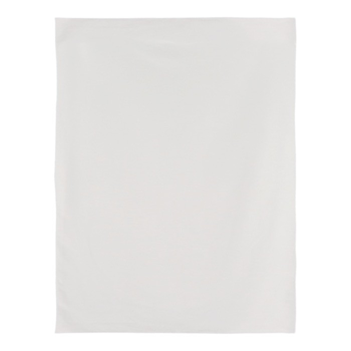 Manta de polar fleece de tacto ultra suave para sublimación 290 g/m2 color blanco quinta vista Manta de polar fleece de tacto ultra suave para sublimación 290 g/m2 color blanco quinta vista