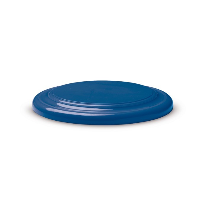 Clásico frisbee de plástico con diseño unicolor para personalizar color azul oscuro Clásico frisbee de plástico con diseño unicolor para personalizar color azul oscuro