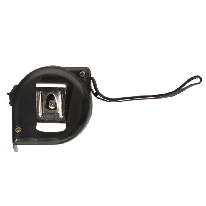 Cinta métrica de 2 metros con muñequera para un fácil transporte color negro tercera vista