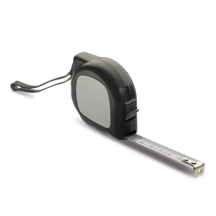 Cinta métrica de 3 metros con muñequera para un fácil transporte color negro