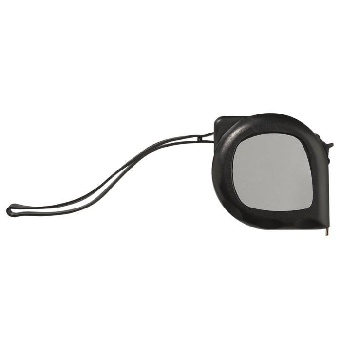 Cinta métrica de 5 metros con muñequera para un fácil transporte color negro segunda vista