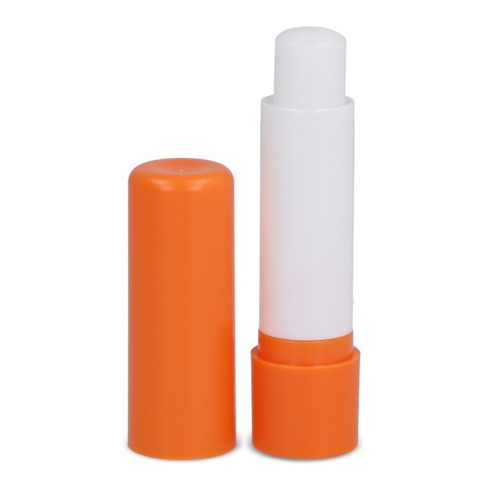 Bálsamo labial de materiales reciclados y en distintos colores color naranja Bálsamo labial de materiales reciclados y en distintos colores color naranja