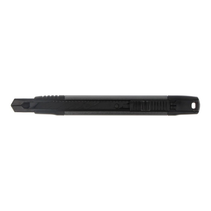 Cuchillo para manualidades con mango ergonómico para mejor sujeción color negro tercera vista