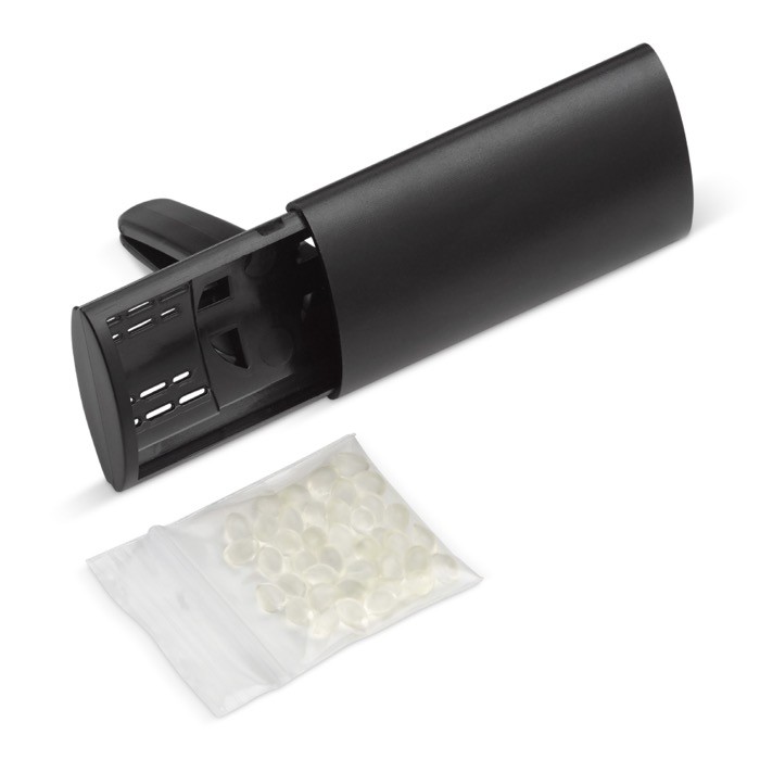 Ambientador para coche de aroma cítrico y duración de hasta 14 días color negro tercera vista Ambientador para coche de aroma cítrico y duración de hasta 14 días color negro tercera vista