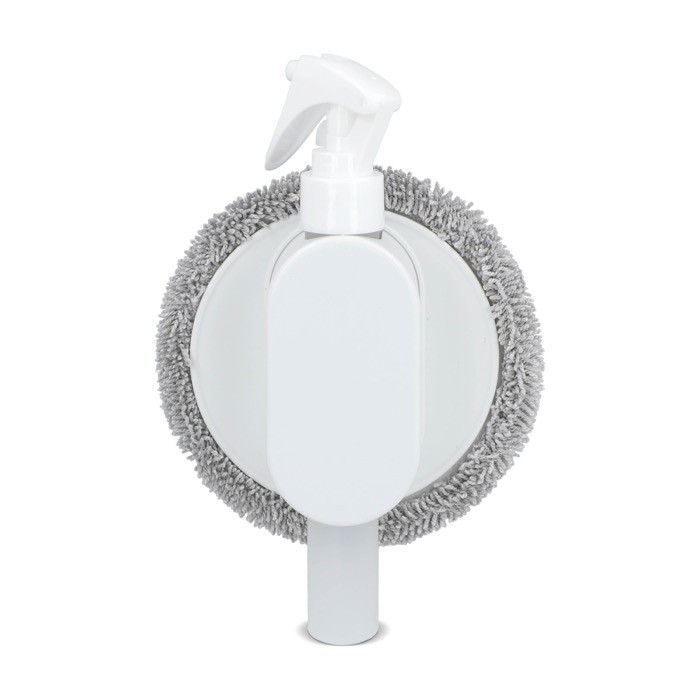 Spray y trapo de limpieza para cristales y todo tipo de superficies color blanco Spray y trapo de limpieza para cristales y todo tipo de superficies color blanco