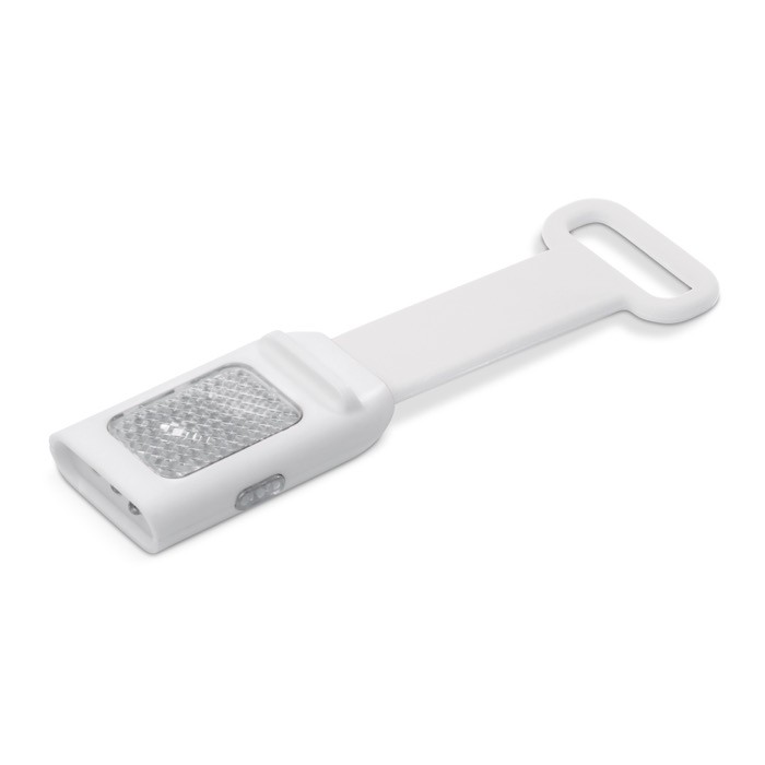 Lámpara plegable para en ropa o bolsos ideal para deportes de noche color blanco Lámpara plegable para en ropa o bolsos ideal para deportes de noche color blanco