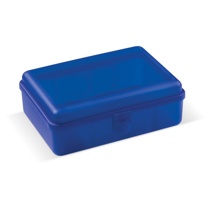Fiambrera rectangular con cierre clip hecho en EU 950ml color azul transparente Fiambrera rectangular con cierre clip hecho en EU 950ml color azul transparente