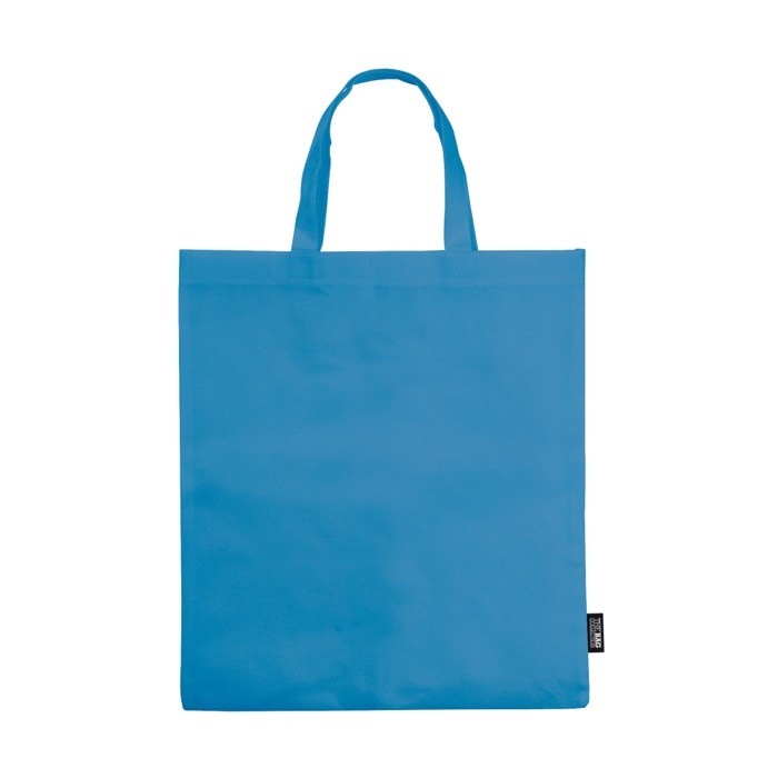 Sencilla bolsa para empresas de tejido sin tejer 80 g/m2 Plaza Large color azul segunda vista