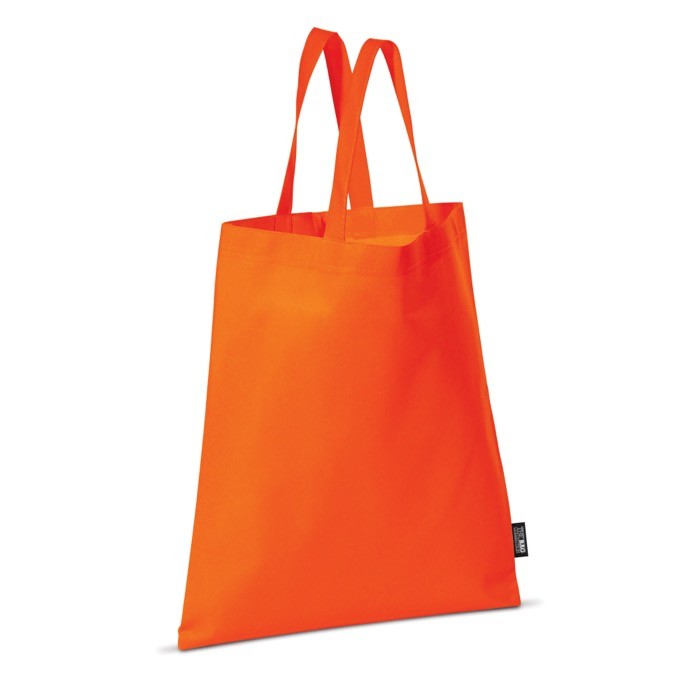 Sencilla bolsa para empresas de tejido sin tejer 80 g/m2 Plaza Large color naranja