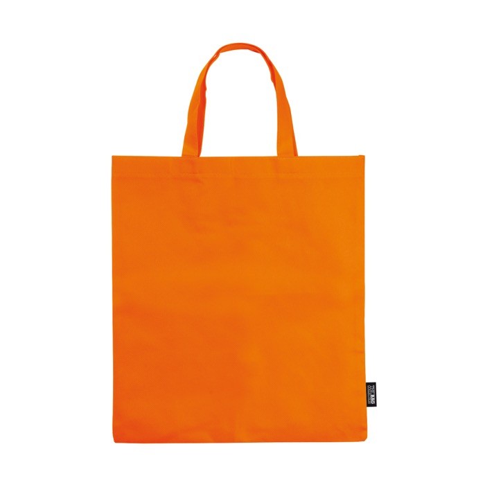 Sencilla bolsa para empresas de tejido sin tejer 80 g/m2 Plaza Large color naranja segunda vista