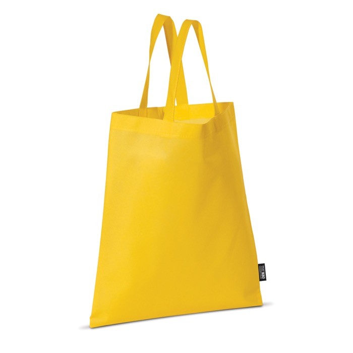 Sencilla bolsa para empresas de tejido sin tejer 80 g/m2 Plaza Large color amarillo