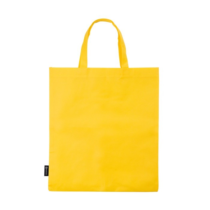 Sencilla bolsa para empresas de tejido sin tejer 80 g/m2 Plaza Large color amarillo tercera vista
