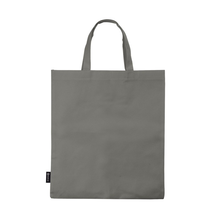 Sencilla bolsa para empresas de tejido sin tejer 80 g/m2 Plaza Large color gris tercera vista