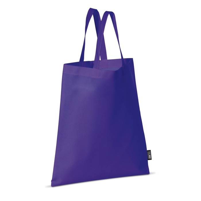 Sencilla bolsa para empresas de tejido sin tejer 80 g/m2 Plaza Large color morado