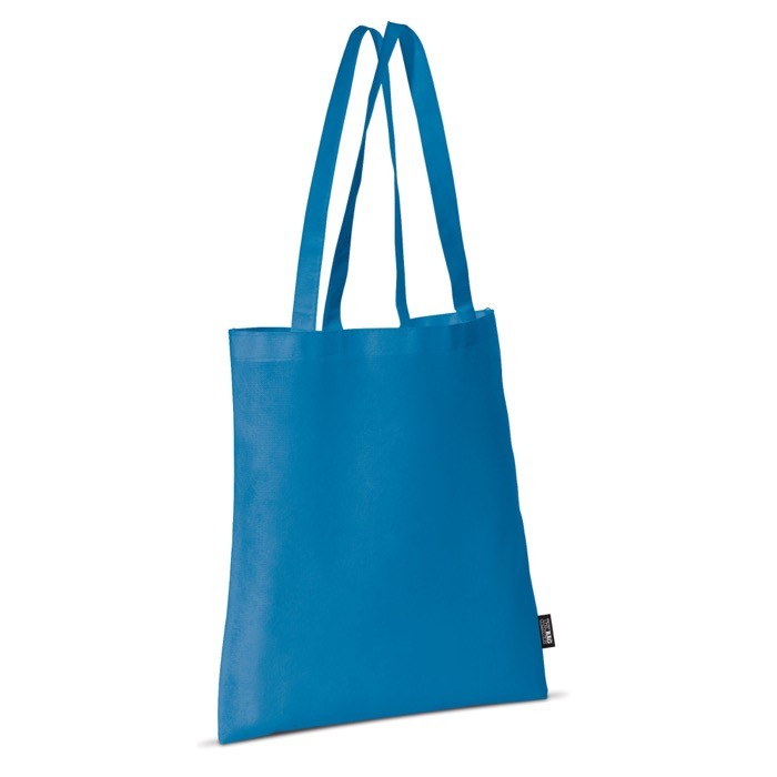 Bolsa de non-woven en varios colores con asas largas 75 g/m2 color azul