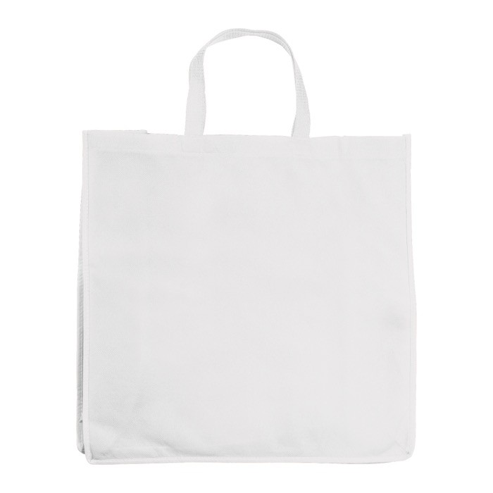 Bolsa grande de non-woven para la compra en varios colores 75 g/m2 color blanco segunda vista