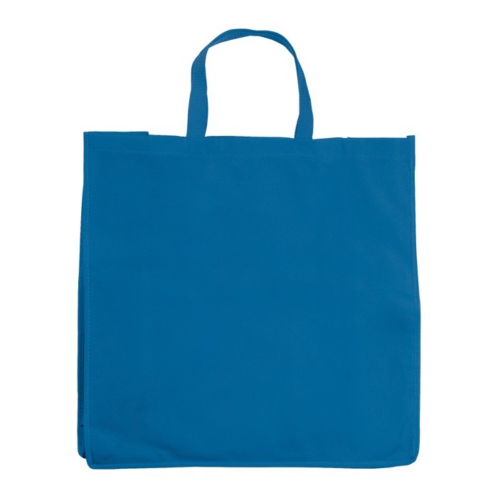 Bolsa grande de non-woven para la compra en varios colores 75 g/m2 color azul segunda vista