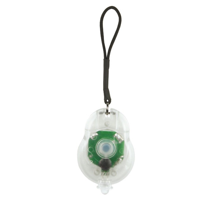 Caja transparente con kit de 2 luces blanca y roja para bicicleta color transparente cuarta vista Caja transparente con kit de 2 luces blanca y roja para bicicleta color transparente cuarta vista