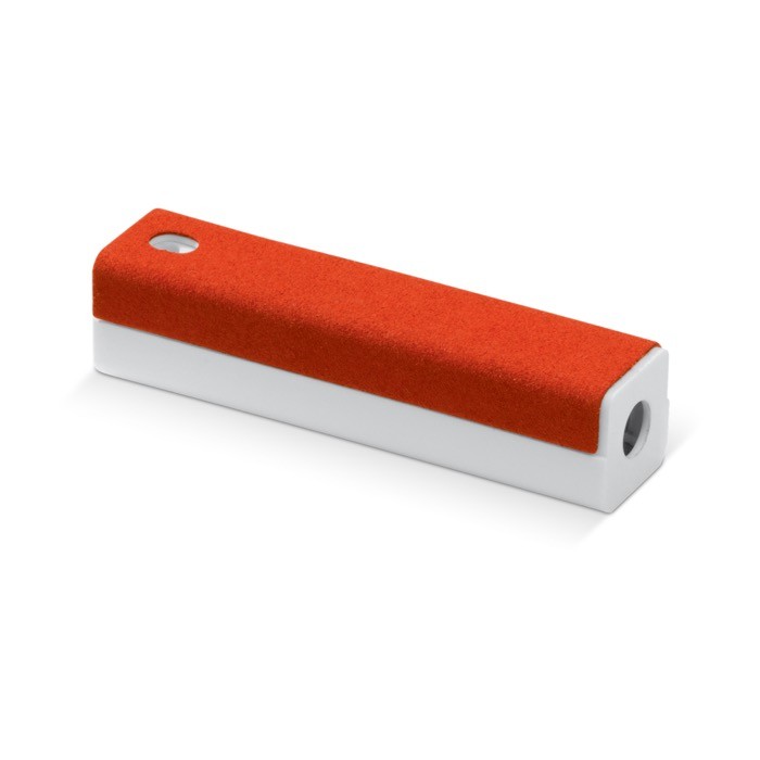 Spray rectangular para limpiar el móvil con paño de microfibra color rojo Spray rectangular para limpiar el móvil con paño de microfibra color rojo