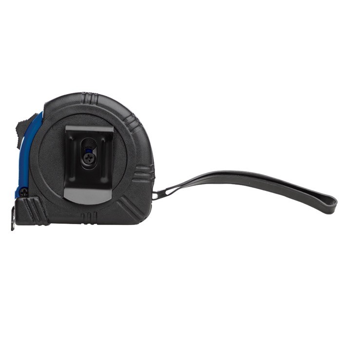 Cinta métrica de 3 metros en varios colores con clip para el cinturón color azul tercera vista Cinta métrica de 3 metros en varios colores con clip para el cinturón color azul tercera vista