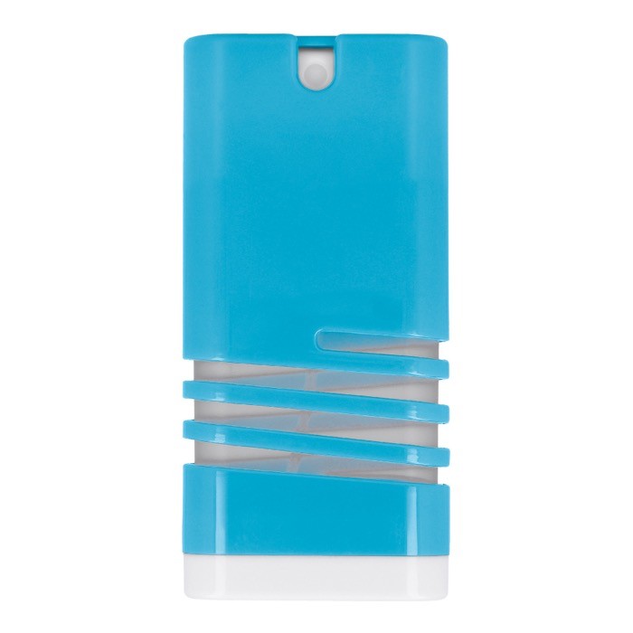 Dispensador de limpiador para las manos con diseño a color 20ml color azul claro