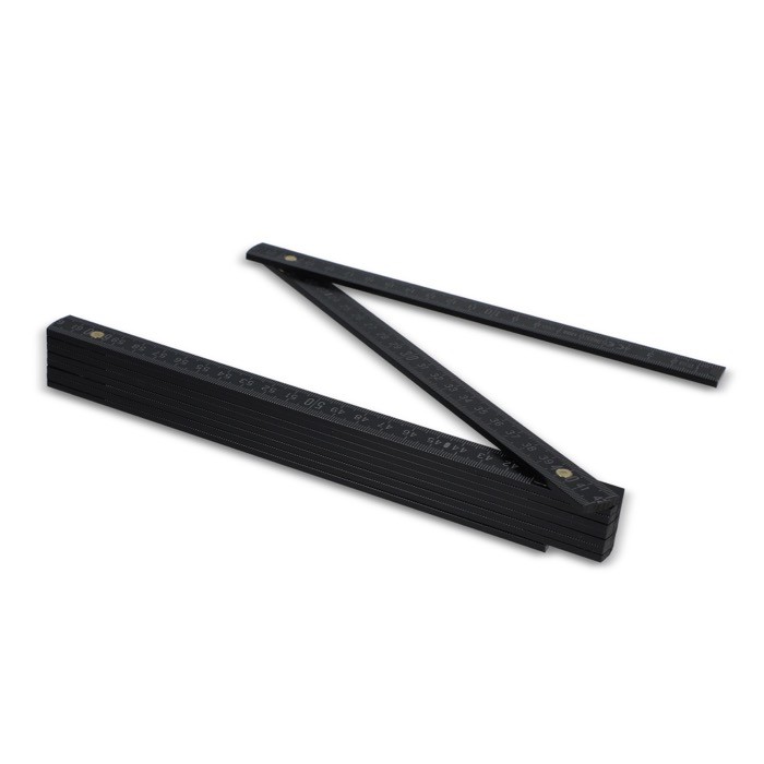 Regla de madera de colores plegable resistente a golpes 2M color negro quinta vista Regla de madera de colores plegable resistente a golpes 2M color negro quinta vista