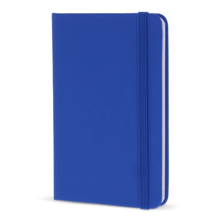 Libreta de PU en varios colores vivos con cinta a juego y papel FSC A6 color azul Libreta de PU en varios colores vivos con cinta a juego y papel FSC A6 color azul