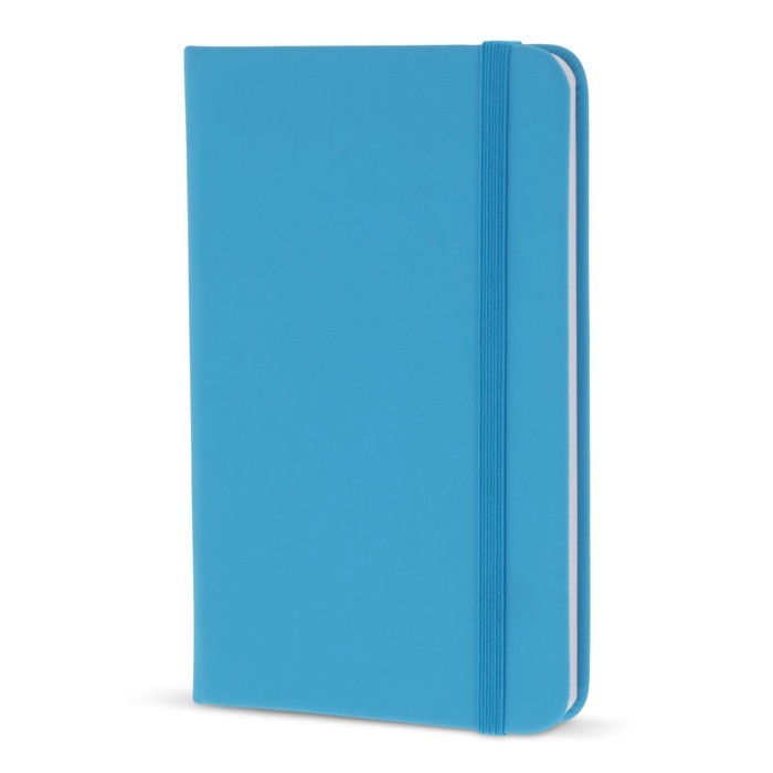 Libreta de PU en varios colores vivos con cinta a juego y papel FSC A6 color azul claro Libreta de PU en varios colores vivos con cinta a juego y papel FSC A6 color azul claro