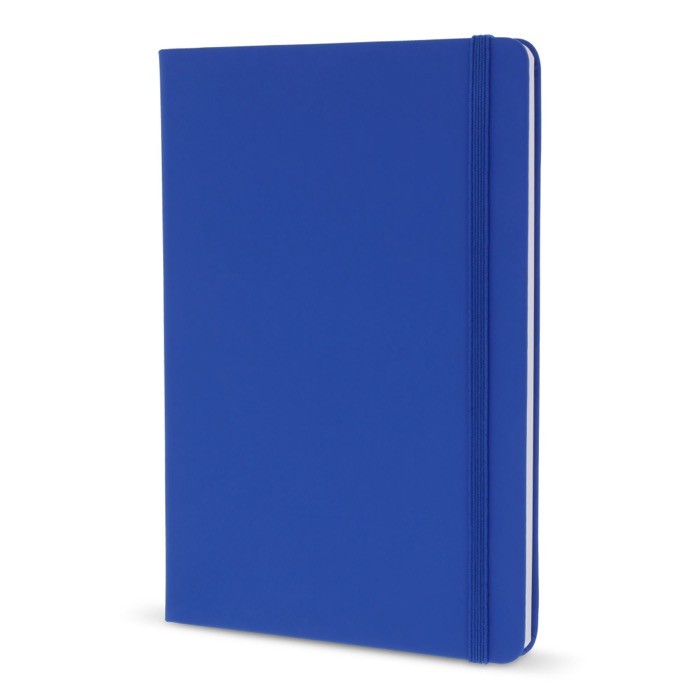 Libreta de PU en varios colores vivos con cinta a juego y papel FSC A5 color azul Libreta de PU en varios colores vivos con cinta a juego y papel FSC A5 color azul