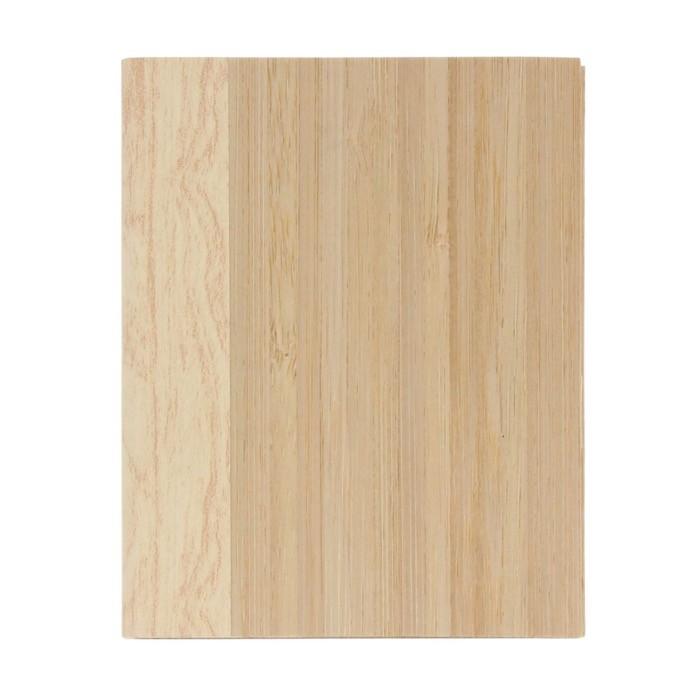 Notas adhesivas grande de distintos tamaños y colores con tapa de bambú color natural segunda vista