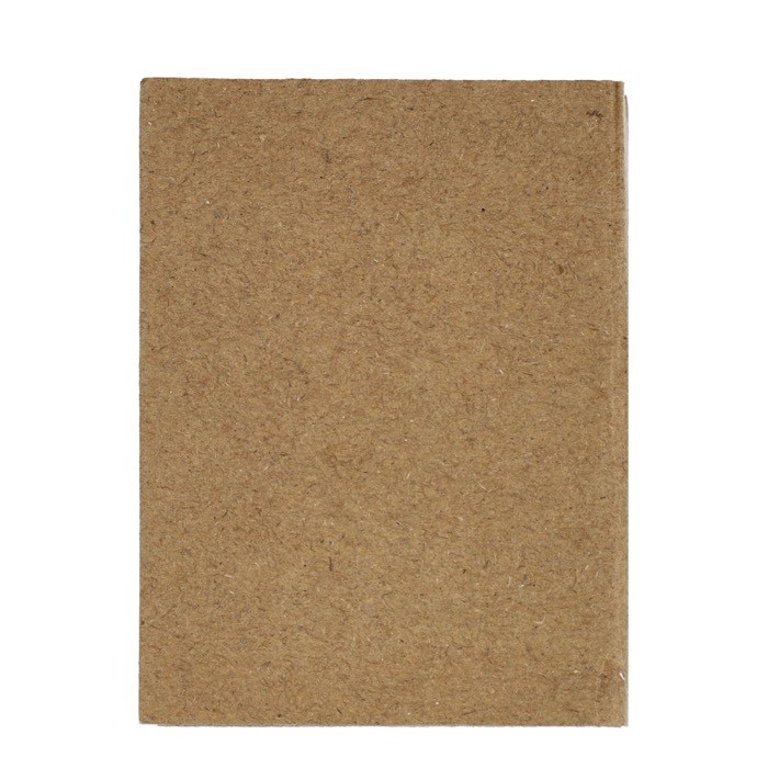 Notas adhesivas de 2 tamaños en cuadernillo de papel craft color natural segunda vista Notas adhesivas de 2 tamaños en cuadernillo de papel craft color natural segunda vista