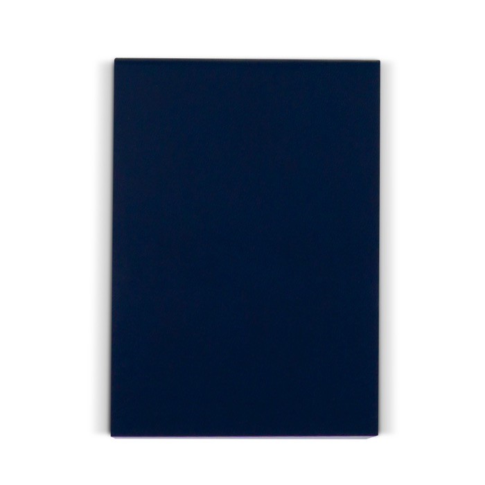 Bloc de notas de tapa flexible en varios colores con 150 hojas color azul oscuro segunda vista