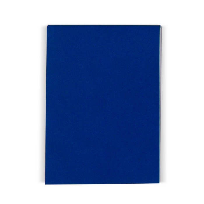 Bloc de notas de tapa flexible en varios colores con 150 hojas color azul segunda vista