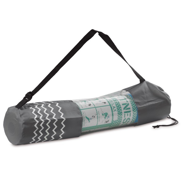 Esterilla de yoga de 4mm de grosor con bolsa para transporte color azul oscuro quinta vista Esterilla de yoga de 4mm de grosor con bolsa para transporte color azul oscuro quinta vista