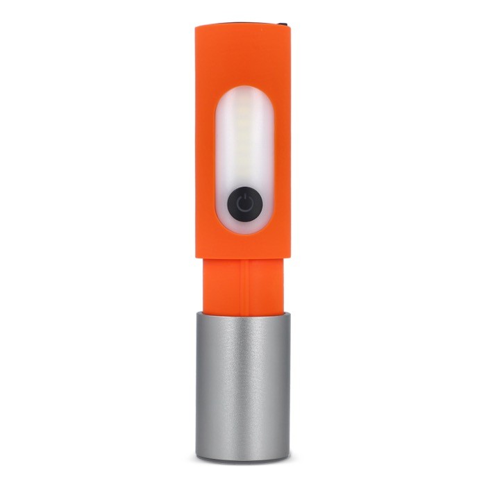 Linterna recargable de luz LED con varios modos y función zoom tercera vista Linterna recargable de luz LED con varios modos y función zoom tercera vista