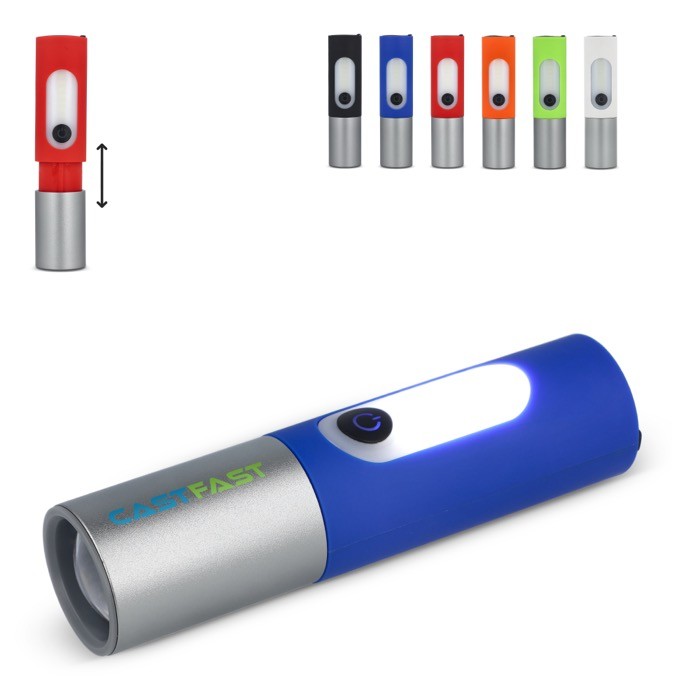 Linterna recargable de luz LED con varios modos y función zoom Linterna recargable de luz LED con varios modos y función zoom