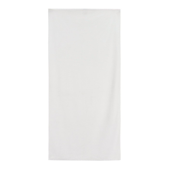 Toalla de algodón y terciopelo de poliéster para sublimar 70x140 cm color blanco segunda vista Toalla de algodón y terciopelo de poliéster para sublimar 70x140 cm color blanco segunda vista