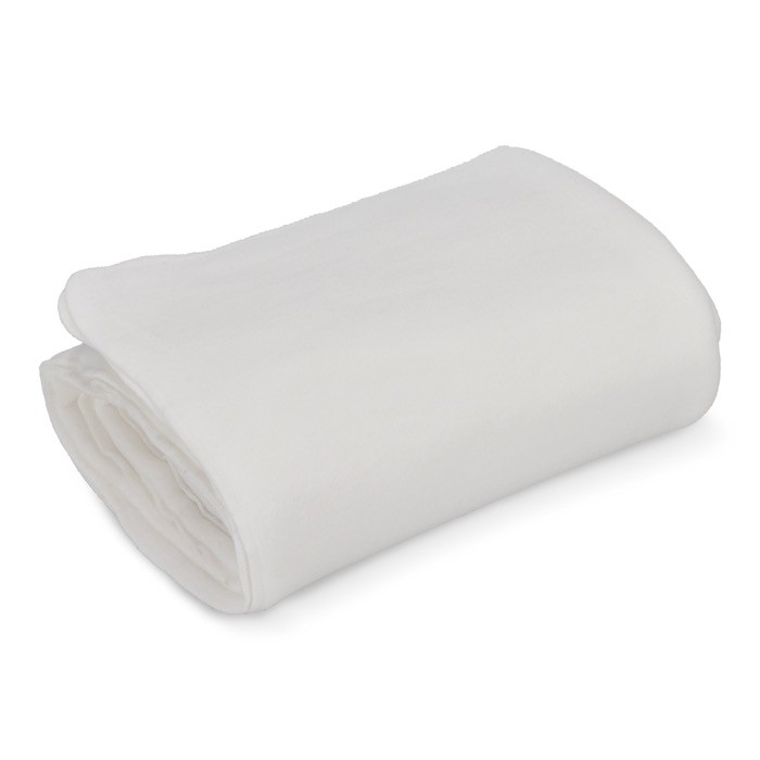 Manta de polar fleece reciclado para sublimación 250 g/m2 color blanco segunda vista