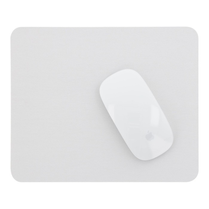 Alfombrilla con goma antideslizante especial para sublimación 22x18cm color blanco cuarta vista