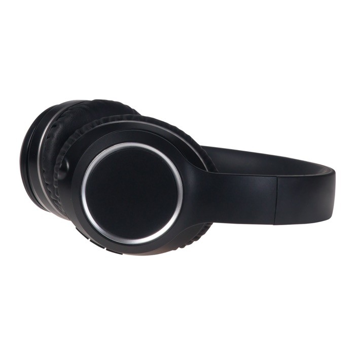 Auriculares inalámbricos plegables con cancelación de ruido color negro tercera vista Auriculares inalámbricos plegables con cancelación de ruido color negro tercera vista