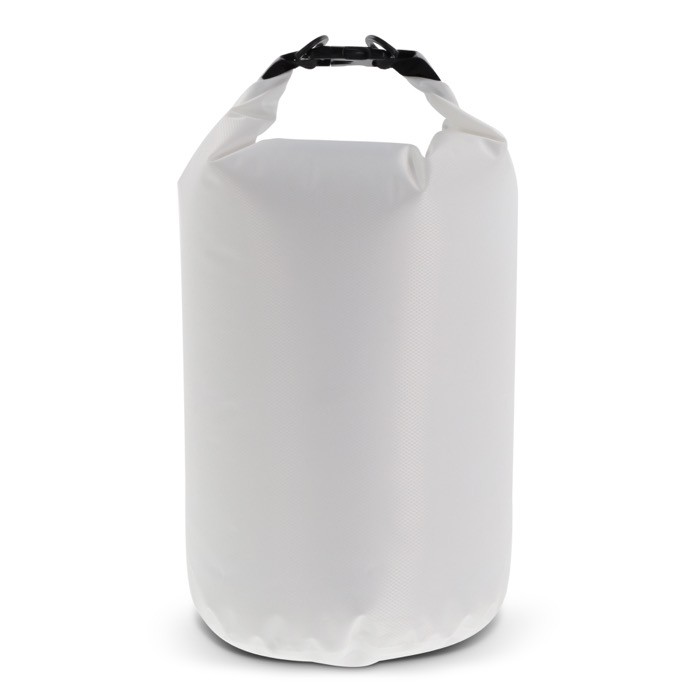 Bolsa de lona impermeable en varios colores con capacidad de 15L color blanco segunda vista