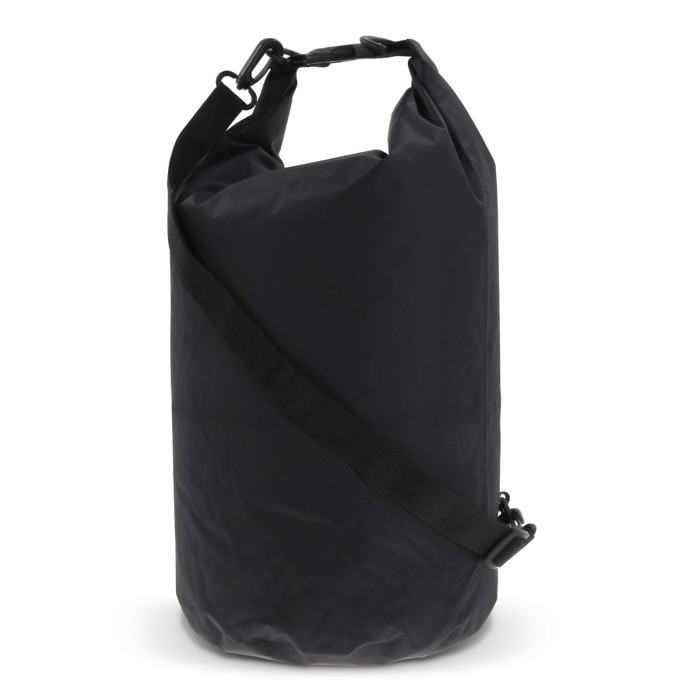 Bolsa de lona impermeable en varios colores con capacidad de 15L color negro