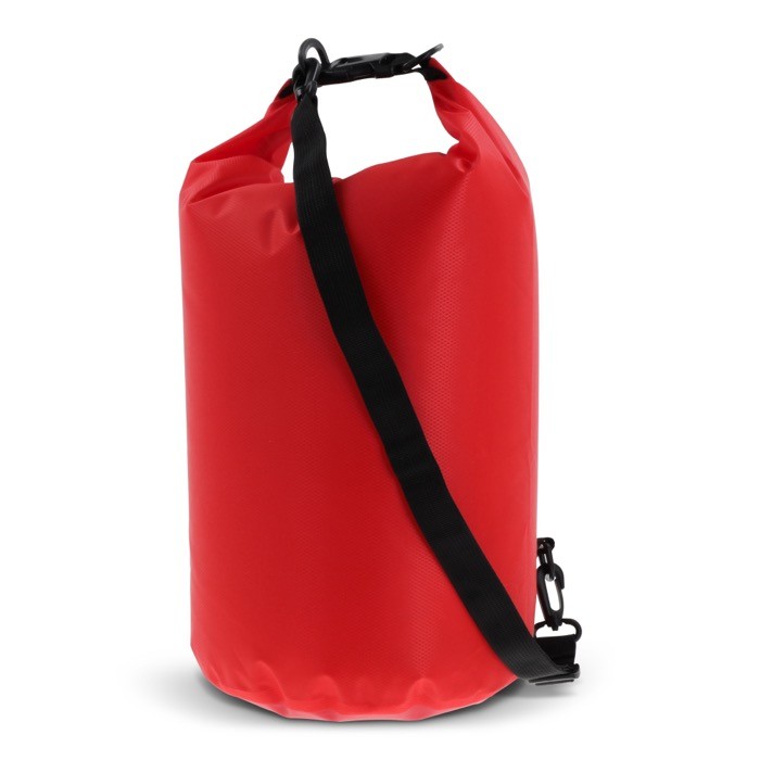 Bolsa de lona impermeable en varios colores con capacidad de 15L color rojo